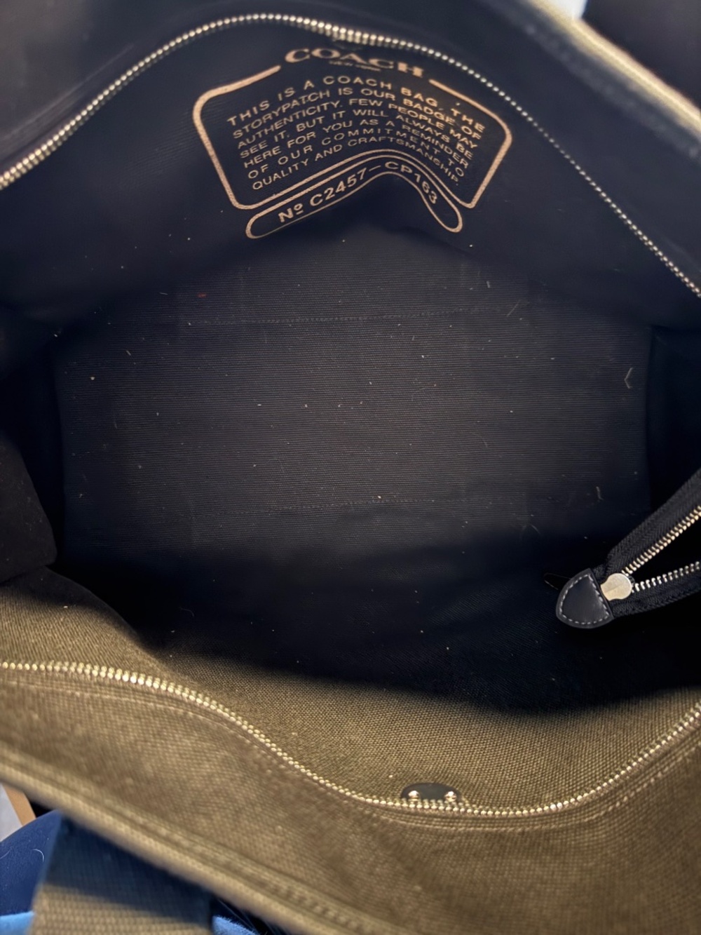 Coach Cargo Tote Bag 42 - Picture 8 of 9